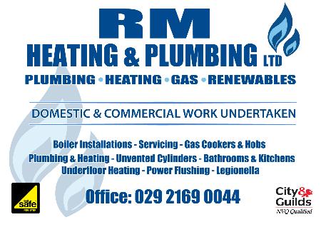 Rm Heating & Plumbing Limited Cardiff 07427 506176